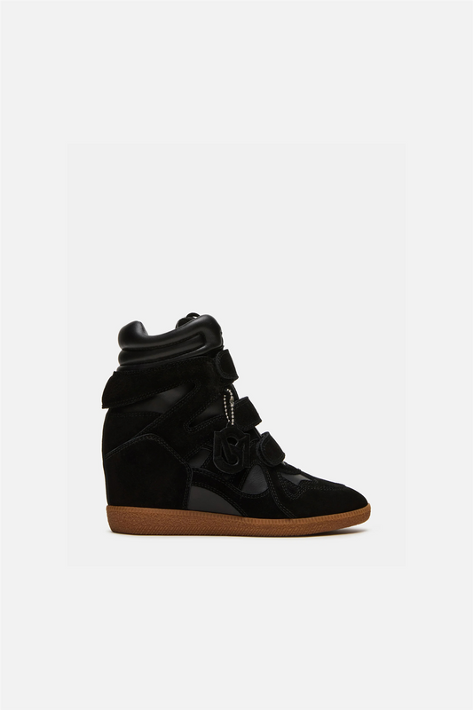 Mavis Black Suede
