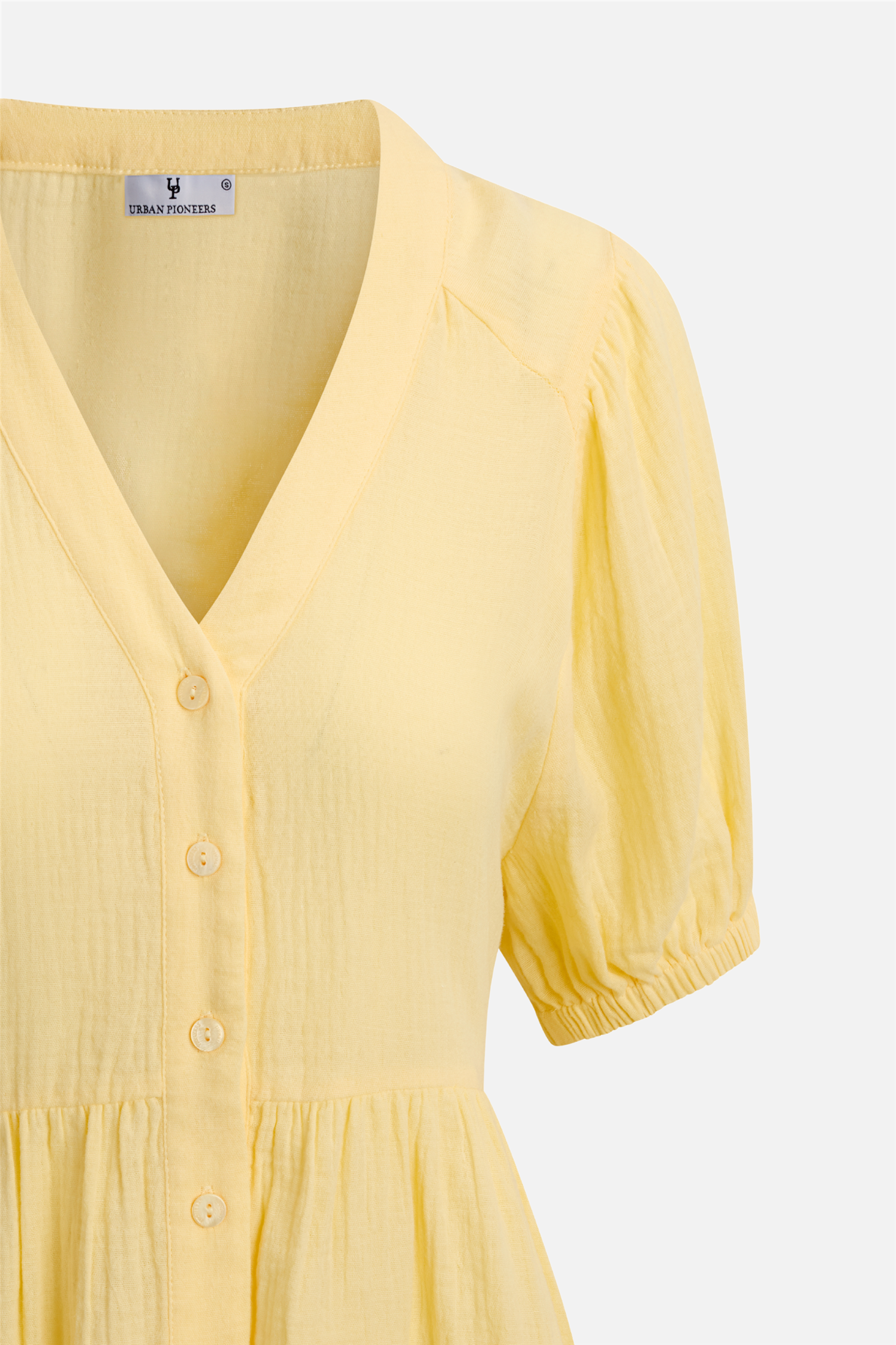 Leontine Dress Pastel Yellow.