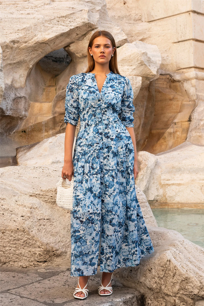 Fabienne Dress Bleu De France