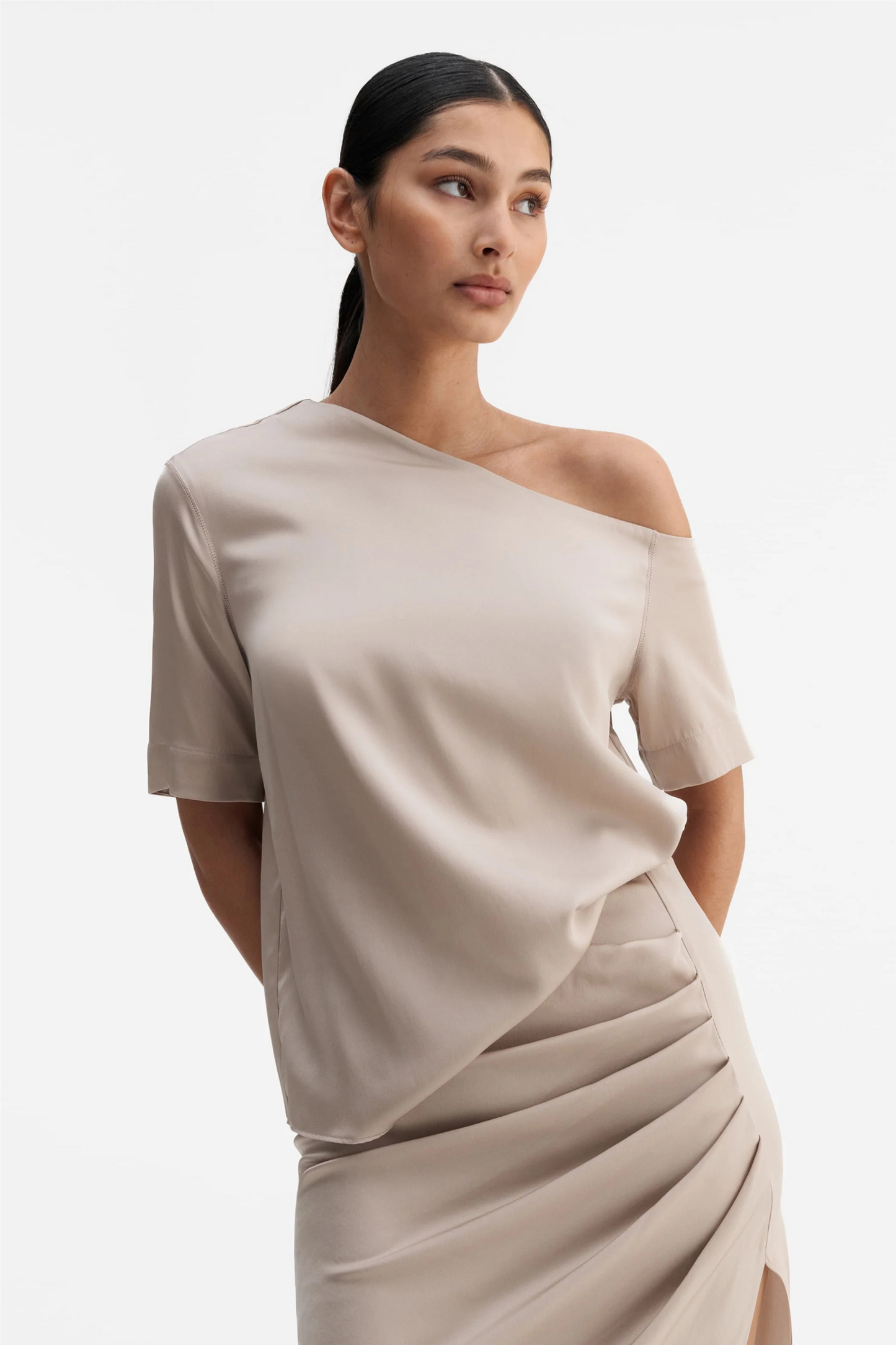 Chima blouse Greige