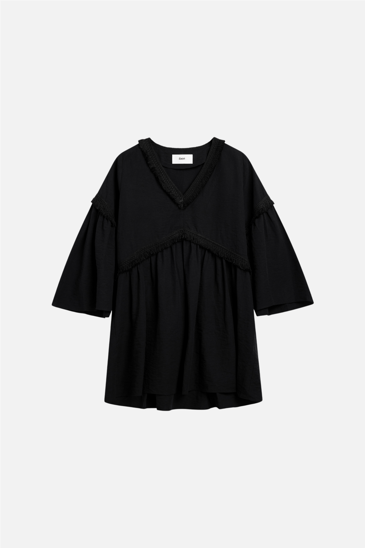 Eden Dress Linen Black