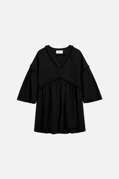 Eden Dress Linen Black