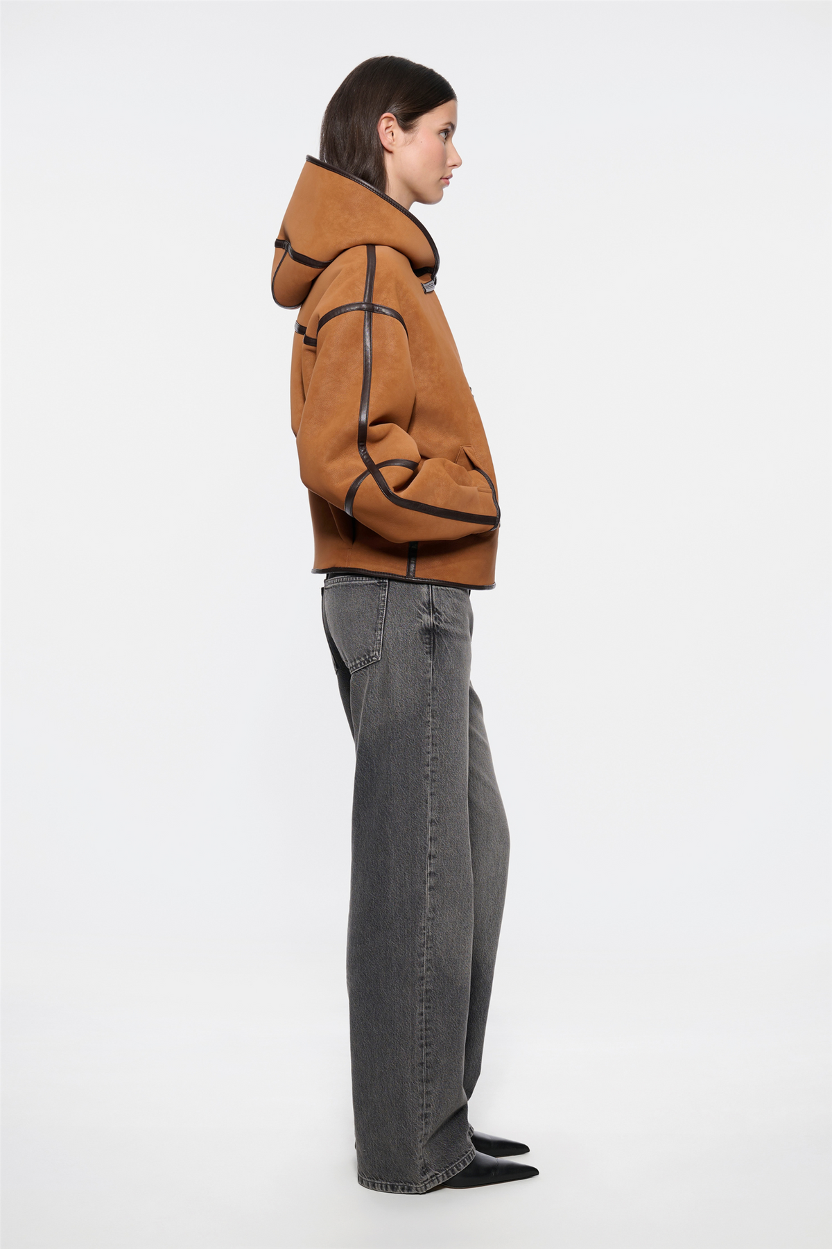 Fia Jacket Terracotta/Dark Brown