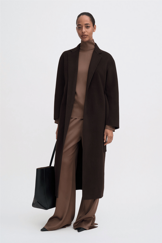Alexa Coat Dark Chocolate