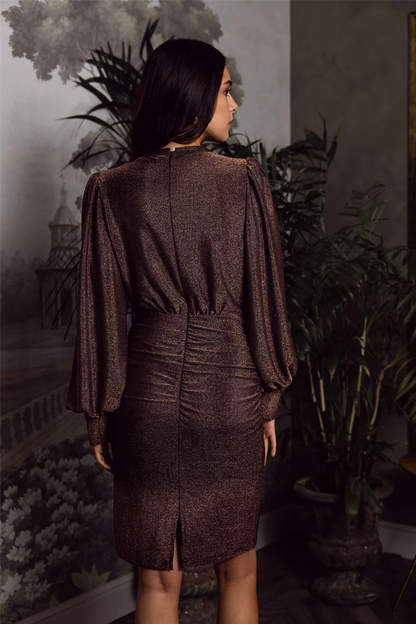 Ines Dress Brown Brown