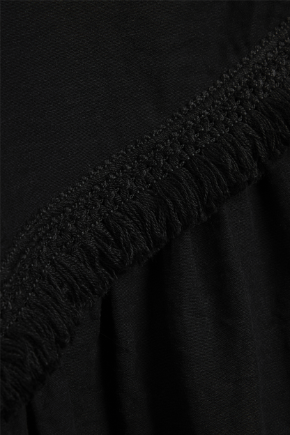 Eden Dress Linen Black