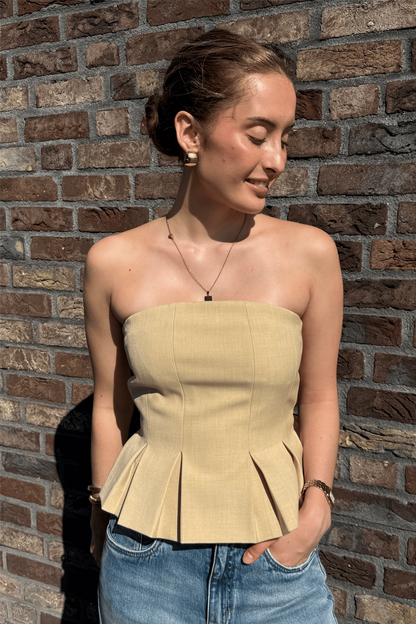 GZstacy Corsage Pale Hay Melange