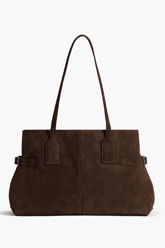 Lisa Bowler Bag Suede Chocolate Chocolate