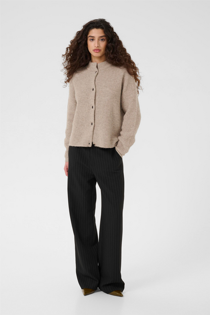 AlphaGZ Short Cardigan Warm Sand Melange