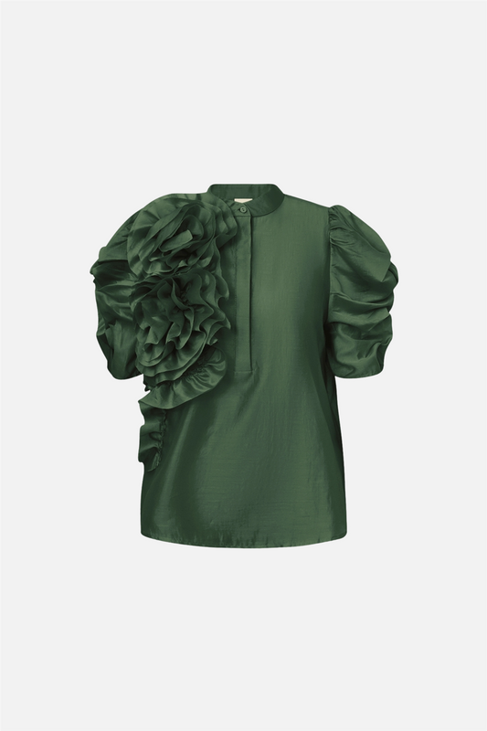 AnnsofiGO Blouse Dusty Green