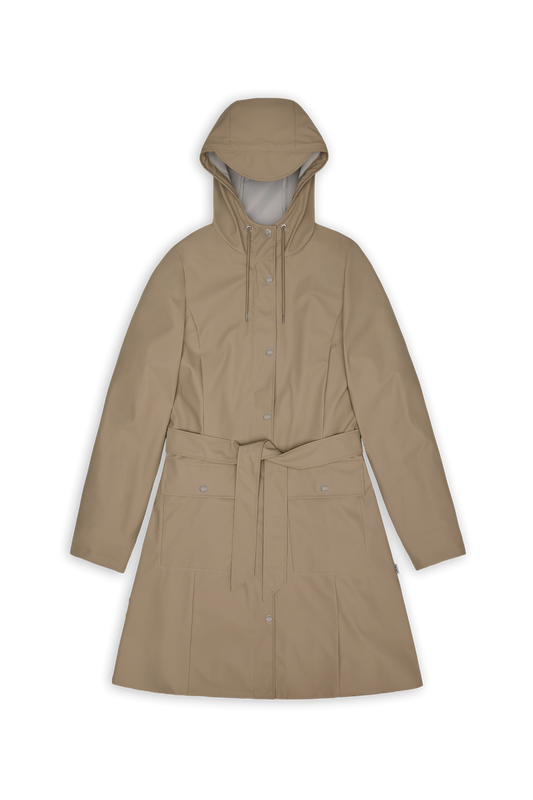 Curve Long Jacket W3T3 Beige