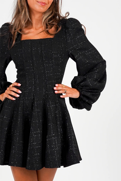 Sophie Tweed Dress Black.