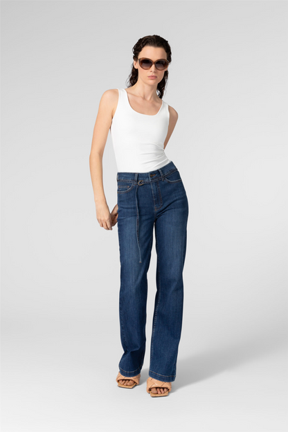 The HENNIE Jean Dark Vintage Blue