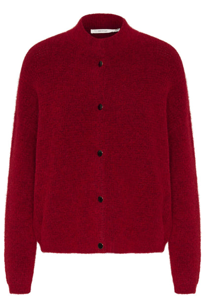 AlphaGZ short cardigan Haute Red Melange