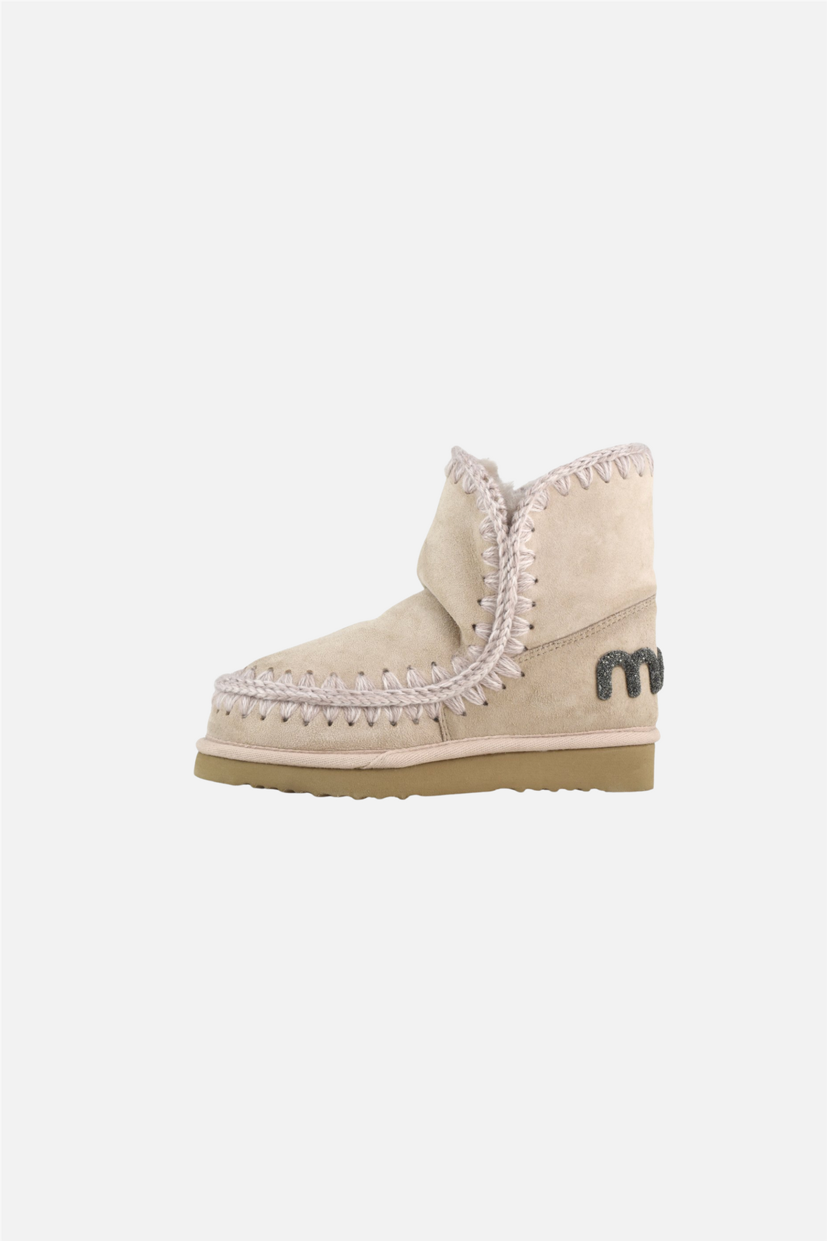 Eskimo 18 Suede - Glitter Logo Rose Beige