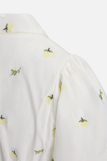 Makayla Dress Lemon Aop.