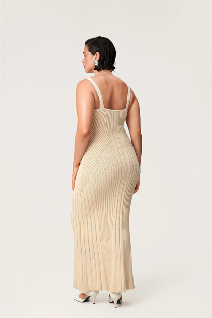 Lugo Slip dress Butter Beige
