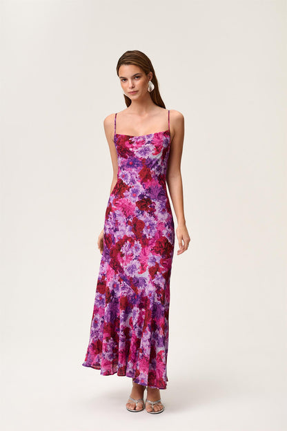 Verona Dress Lilac Flower