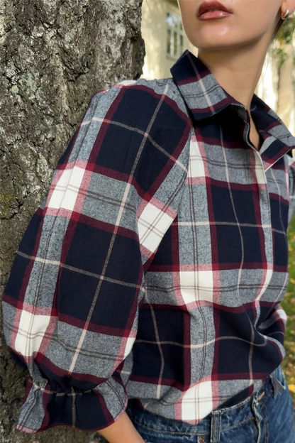 Amy Shirt Nordic Plaid.