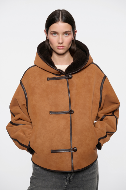 Fia Jacket Terracotta/Dark Brown