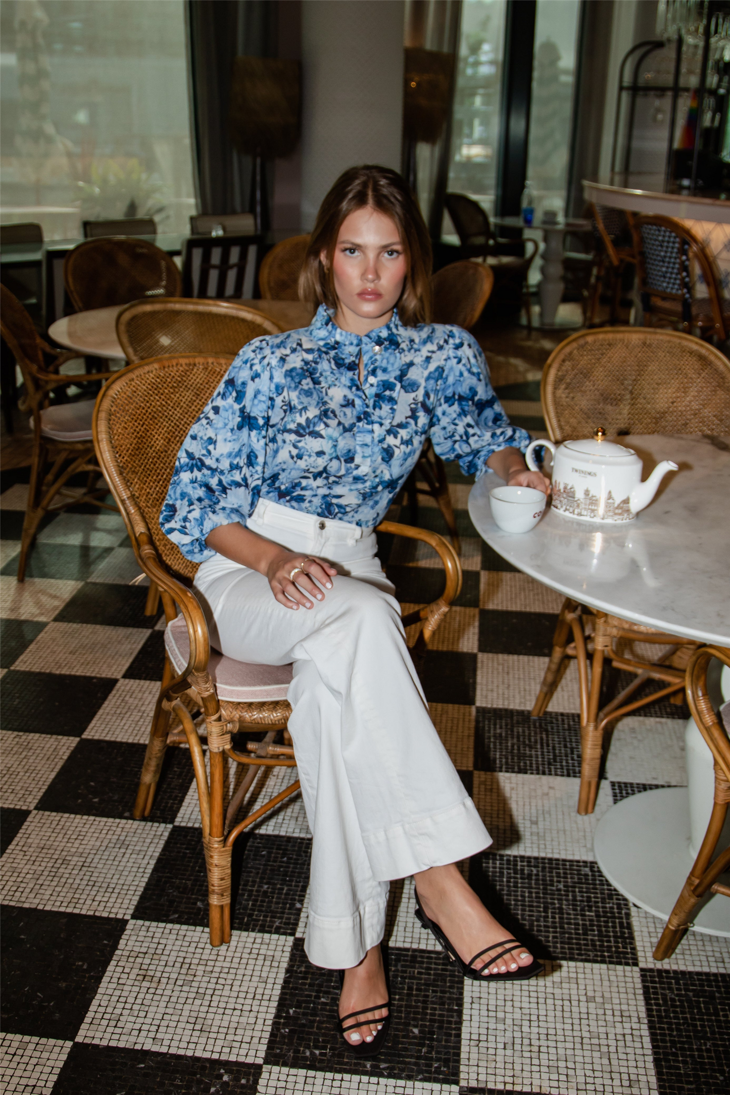 Ella Blouse Bleu De France