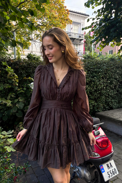 Vanity dress Coffee Brown