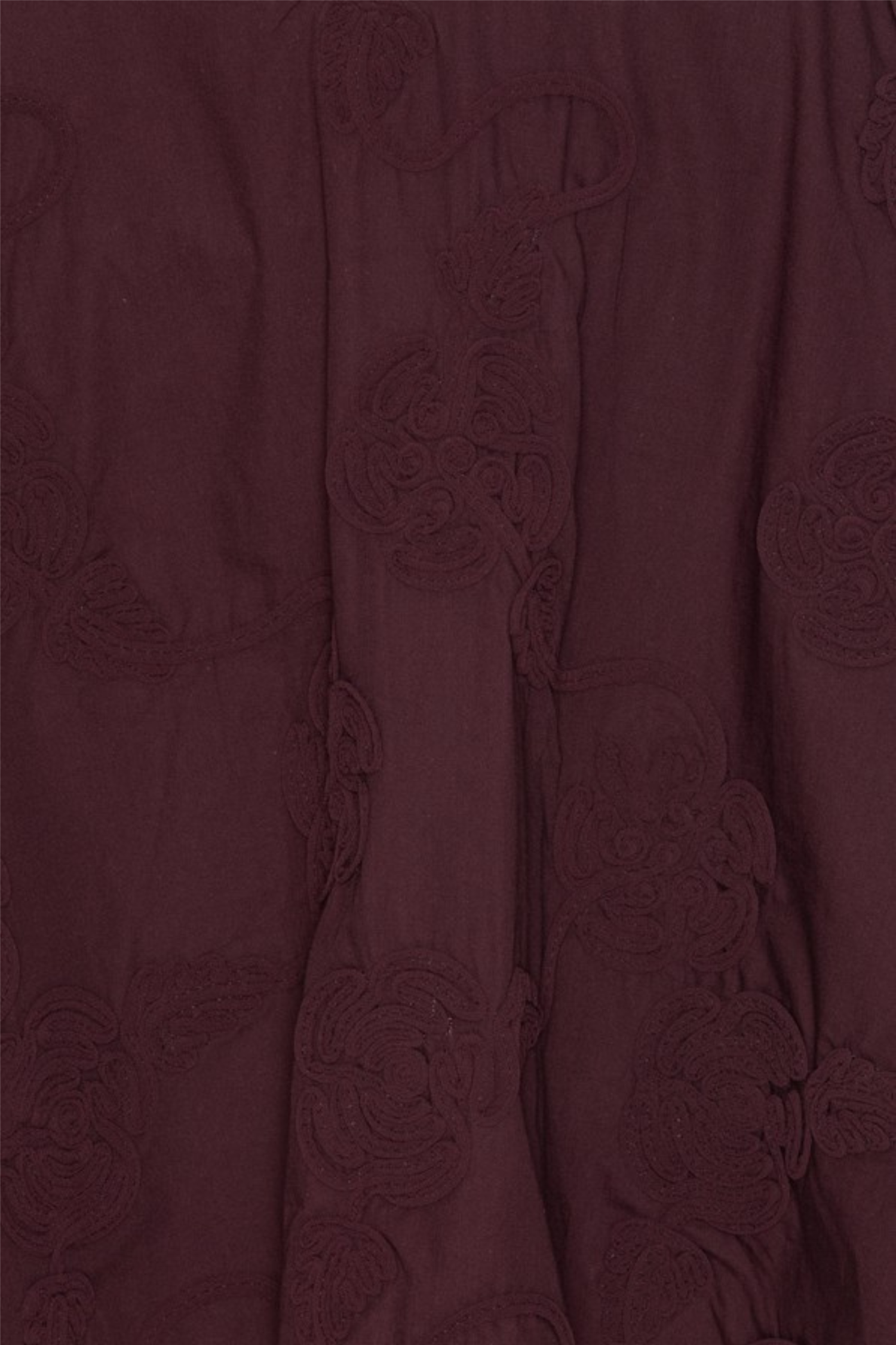 Flower Mini Skirt Zinfandel.