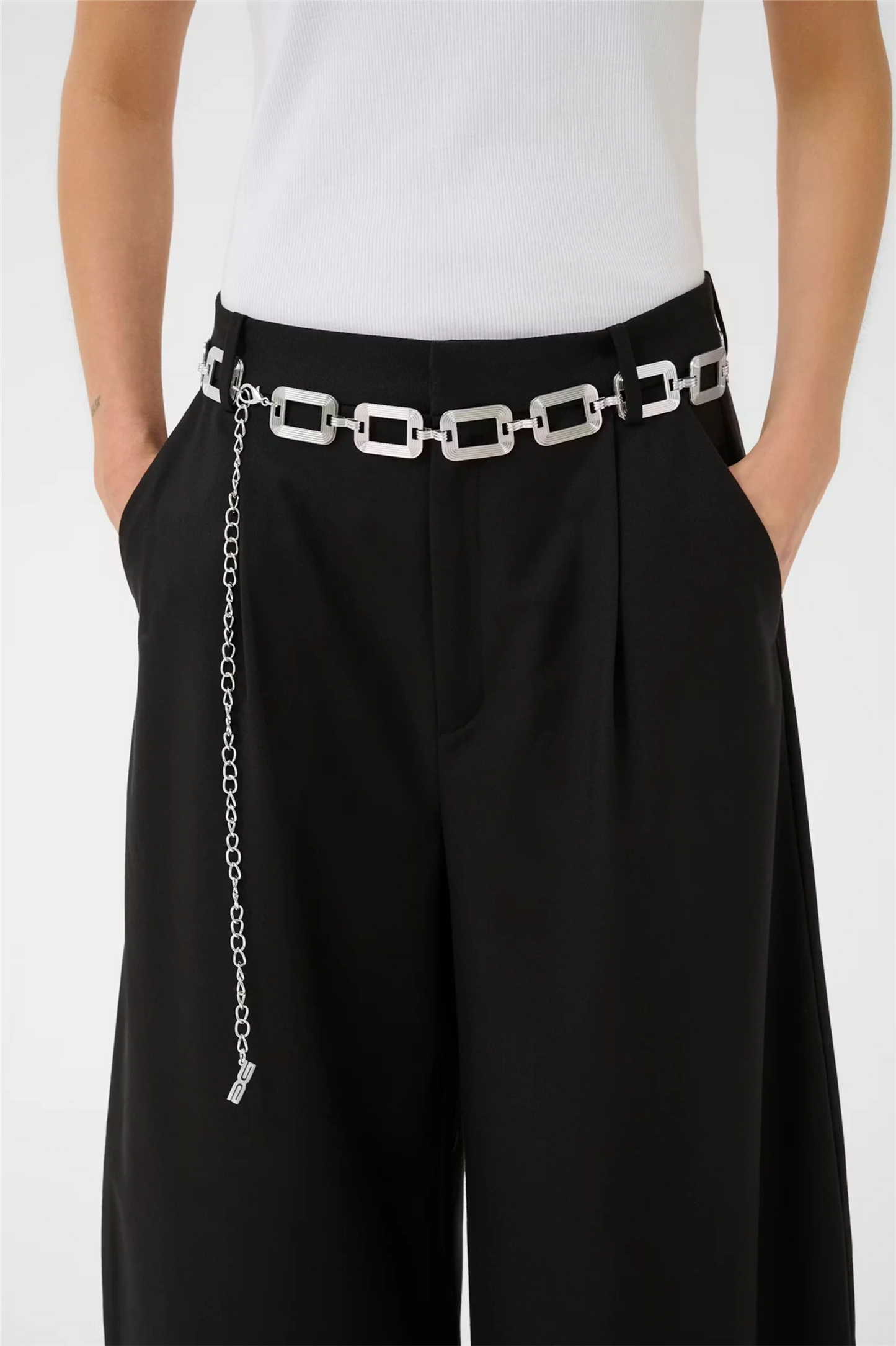 GZchannie chain belt Silver