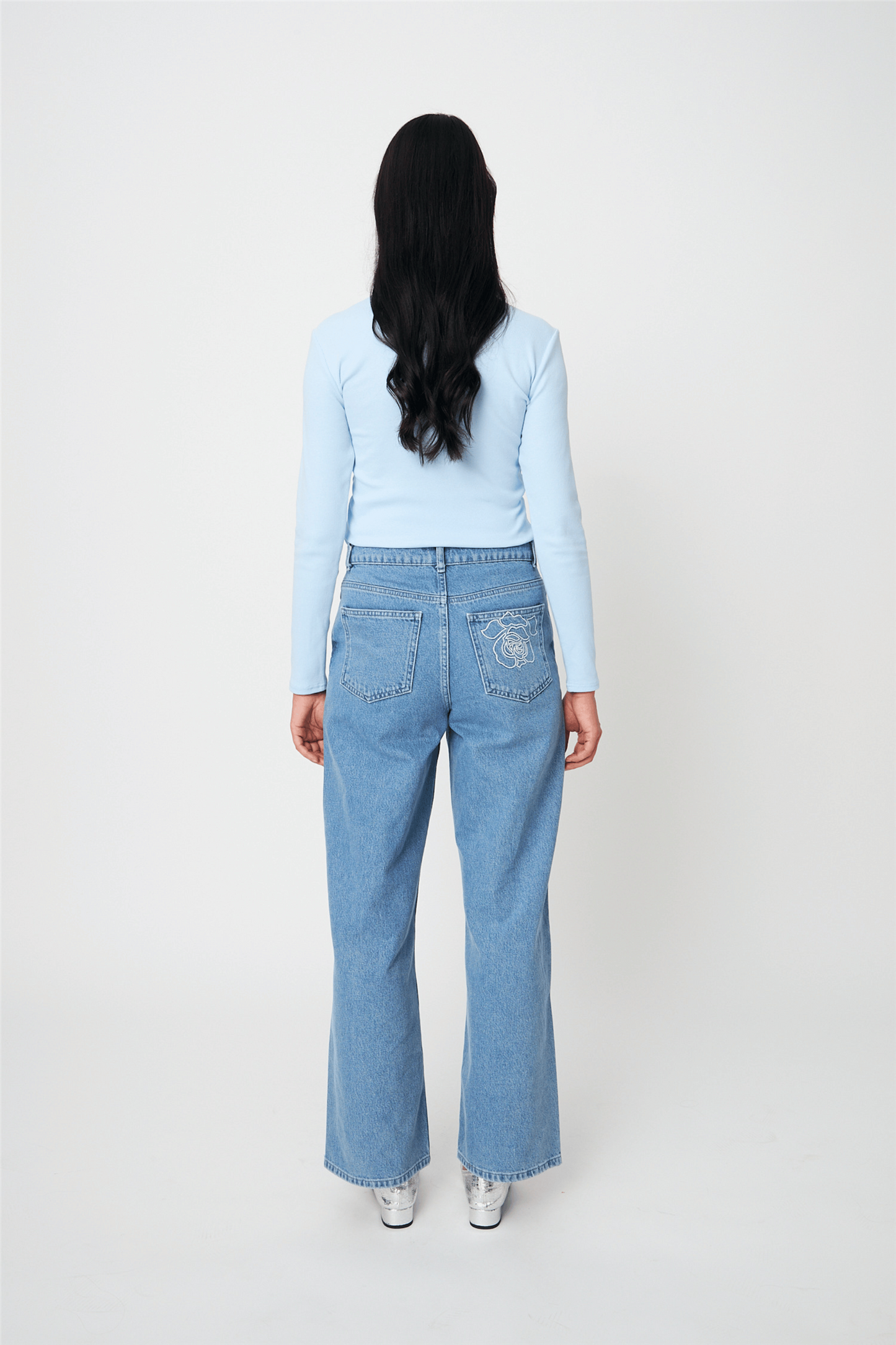 Ivonecras Blouse Light Blue