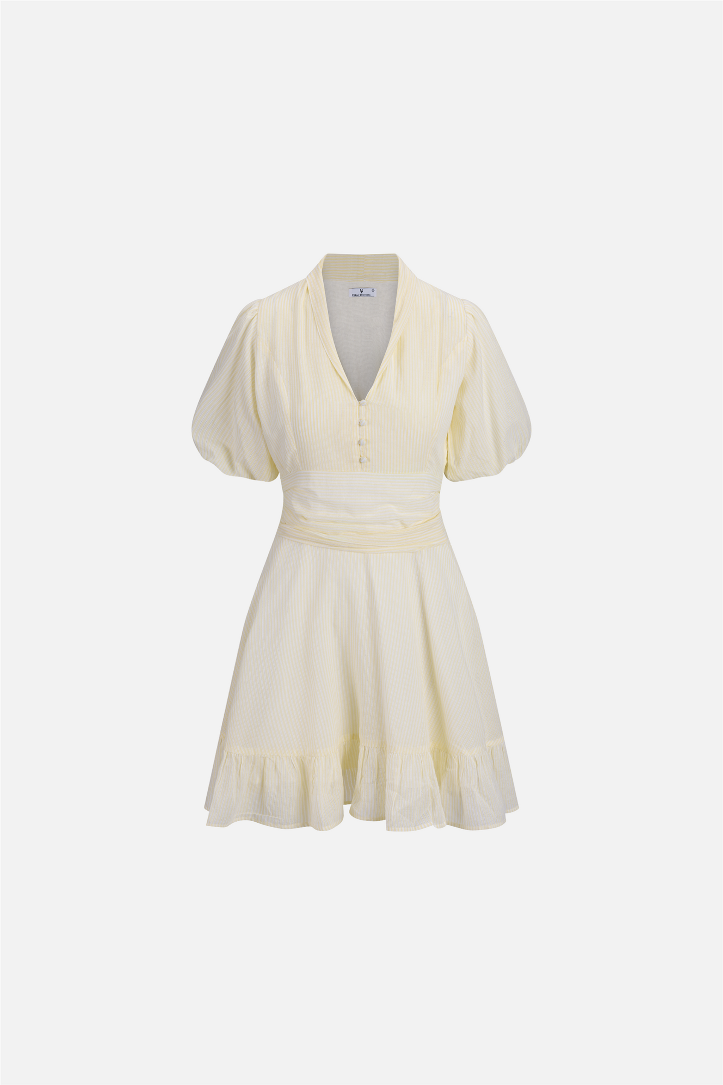 Papira Dress Yellow Stripes.