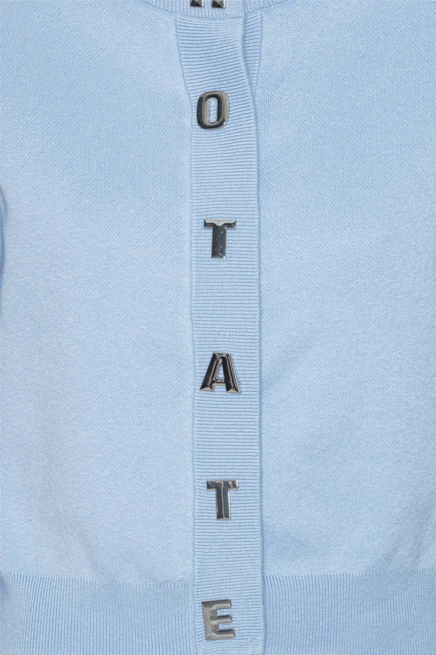 Firm knit cardigan Hydrangea (Blue)