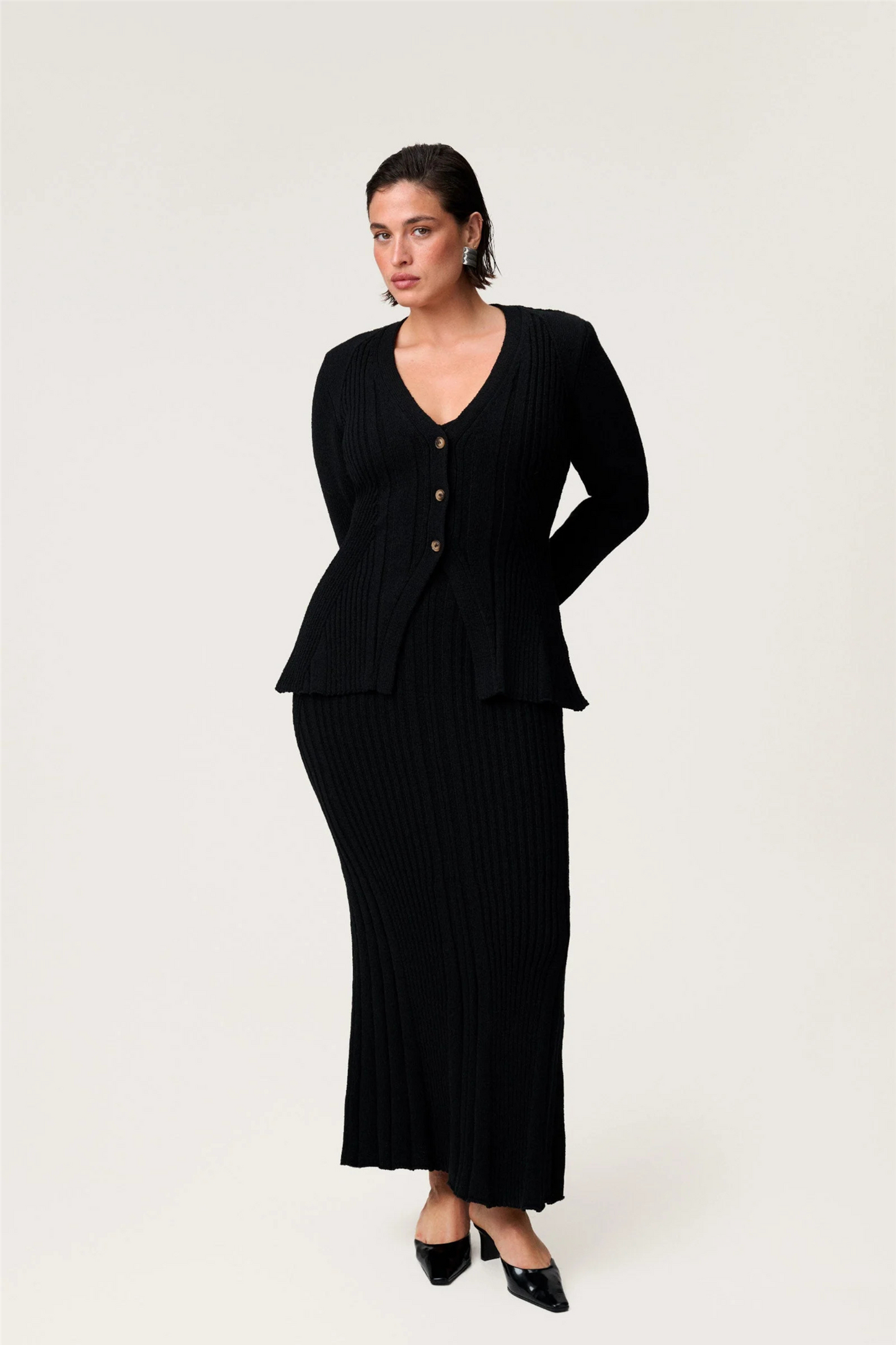 Lugo Slip dress Sort