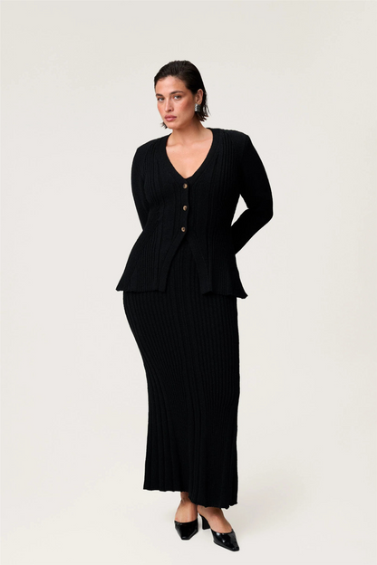 Lugo Slip dress Sort
