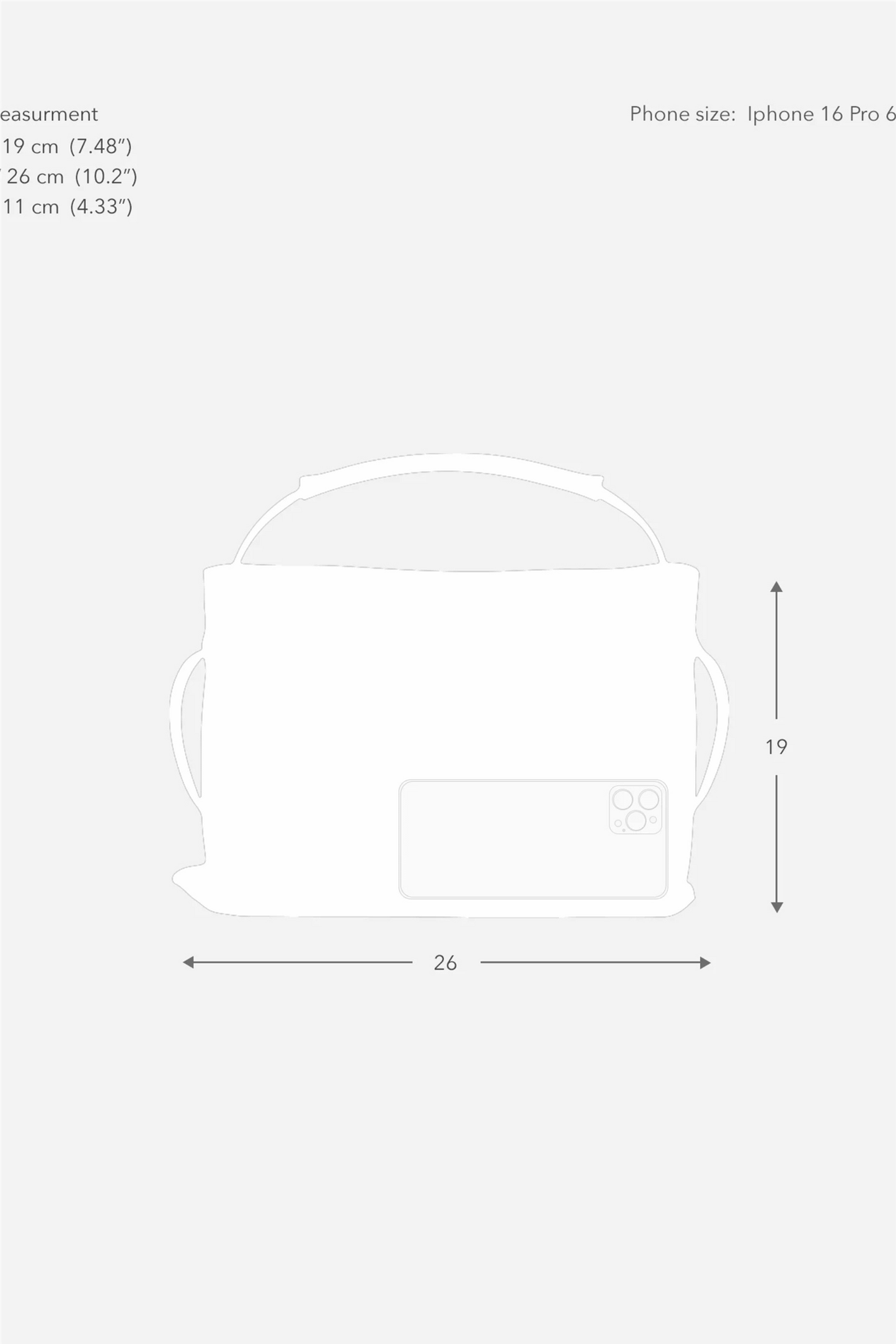 Hedda Midi Handbag leather