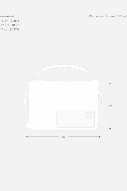 Hedda Midi Handbag leather