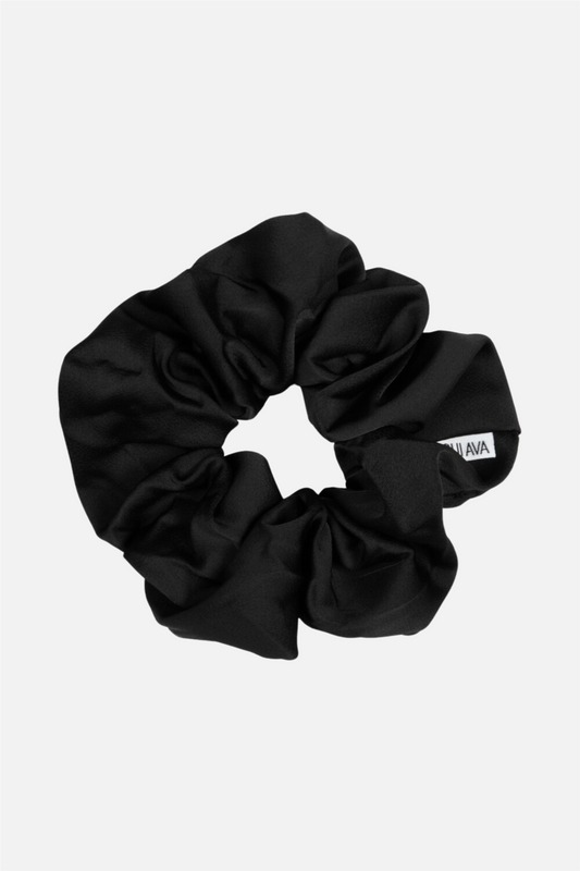 Moon Dust Scrunchie Obsidian Black