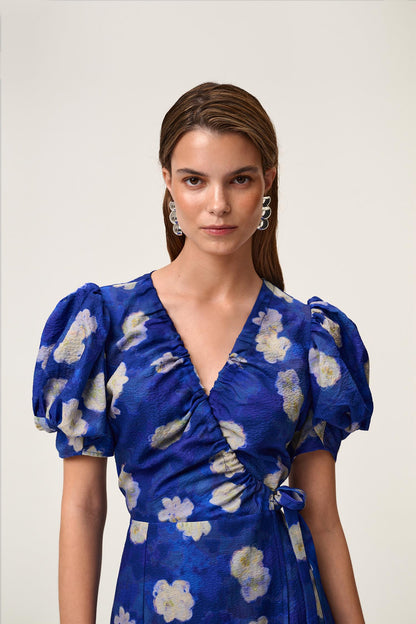 Ferrone Dress Ocean Blue