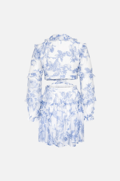 Kelly Mini Dress Bluebell Bliss