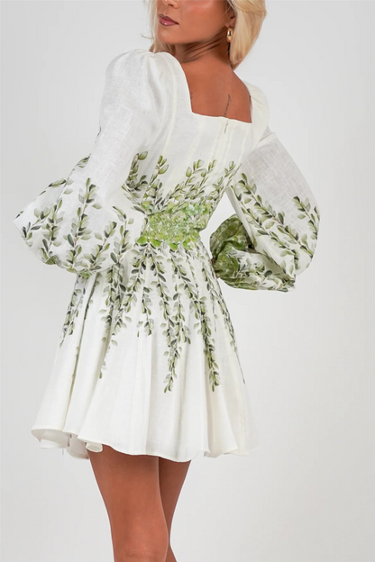 Sophie Print Dress Green Print