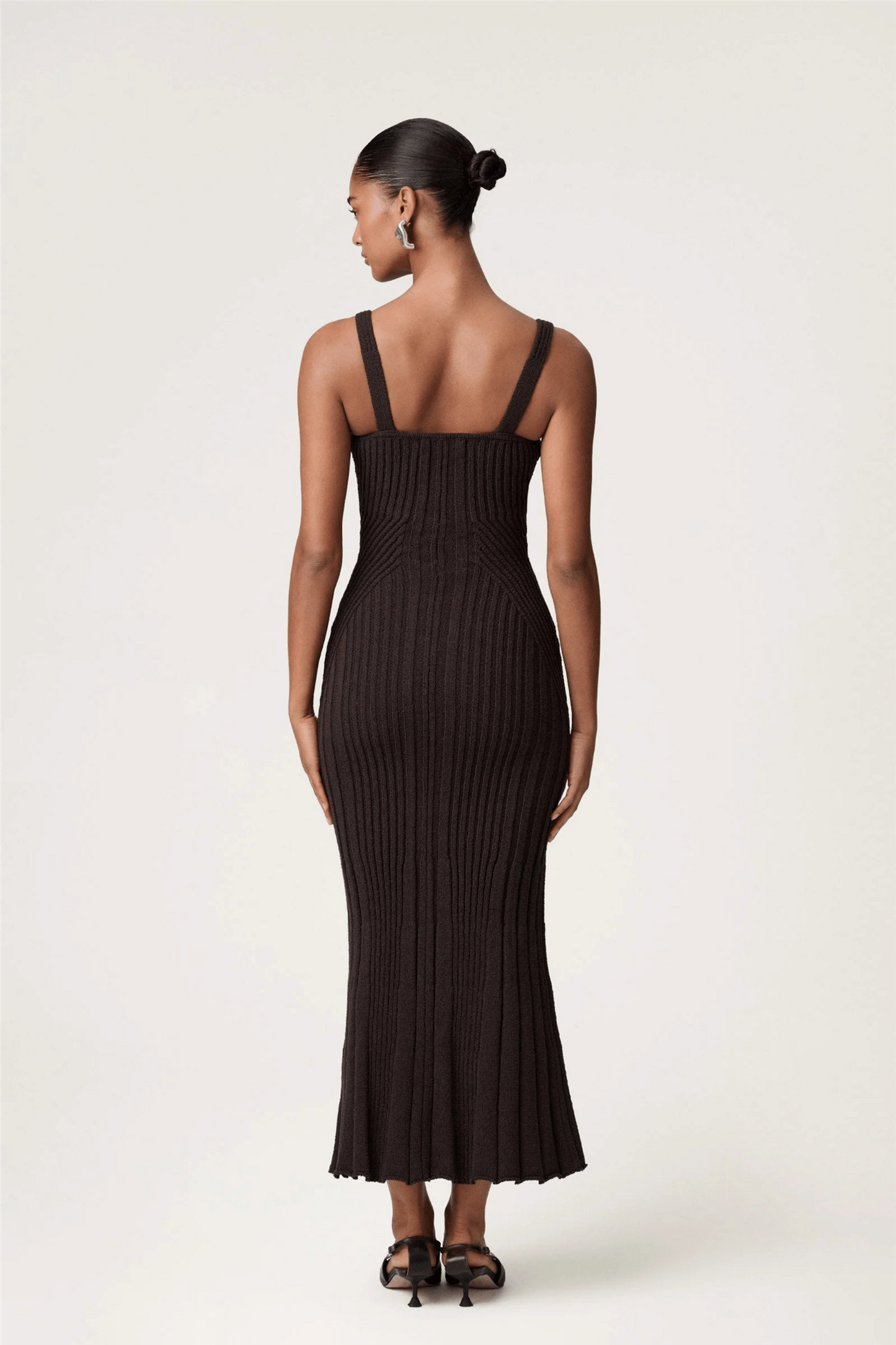Lugo Dress Dark Brown