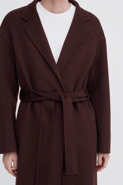 Alexa Coat Burgundy