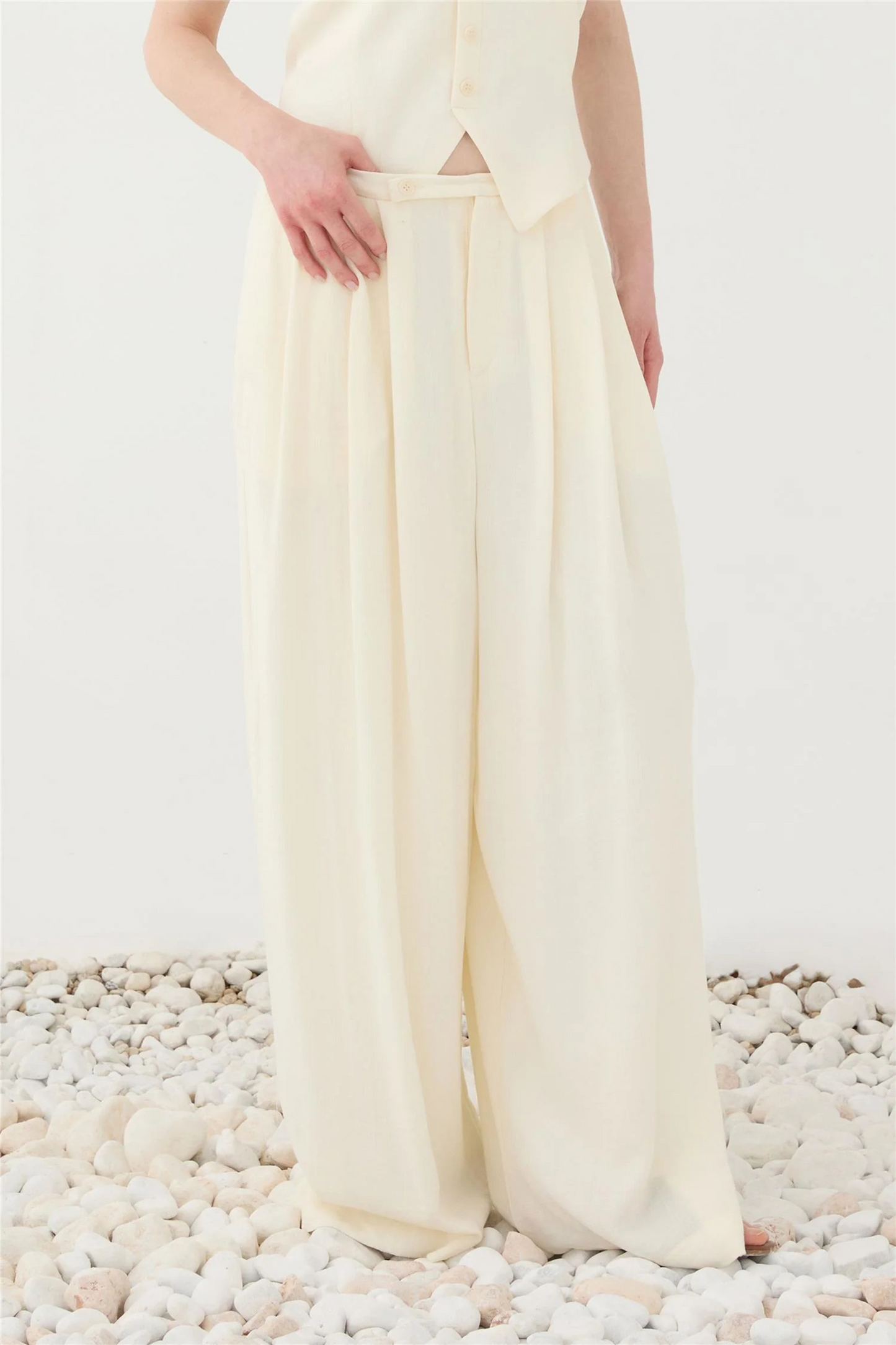 Wide Leg Pants Panna