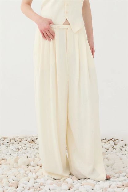 Wide Leg Pants Panna