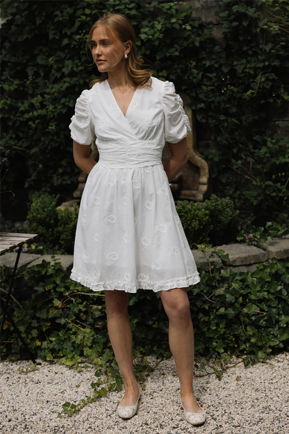 Aurélie Dress White
