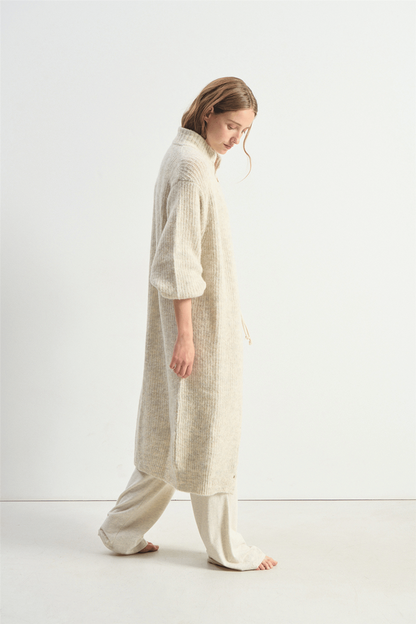 WOMEN’S CARDIGAN EAST Powder Snow Melange