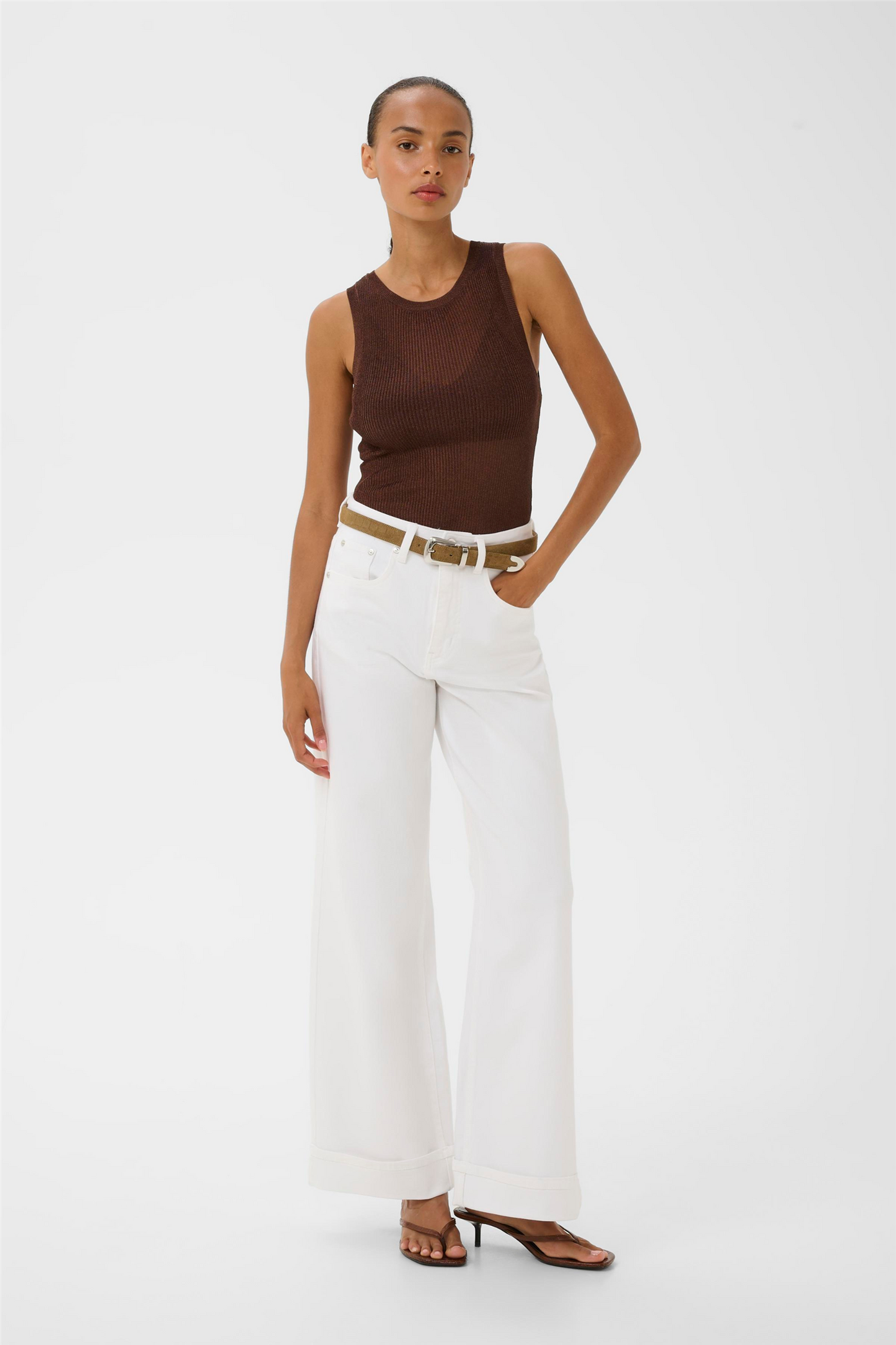 GZlivia HW jeans White Wash.