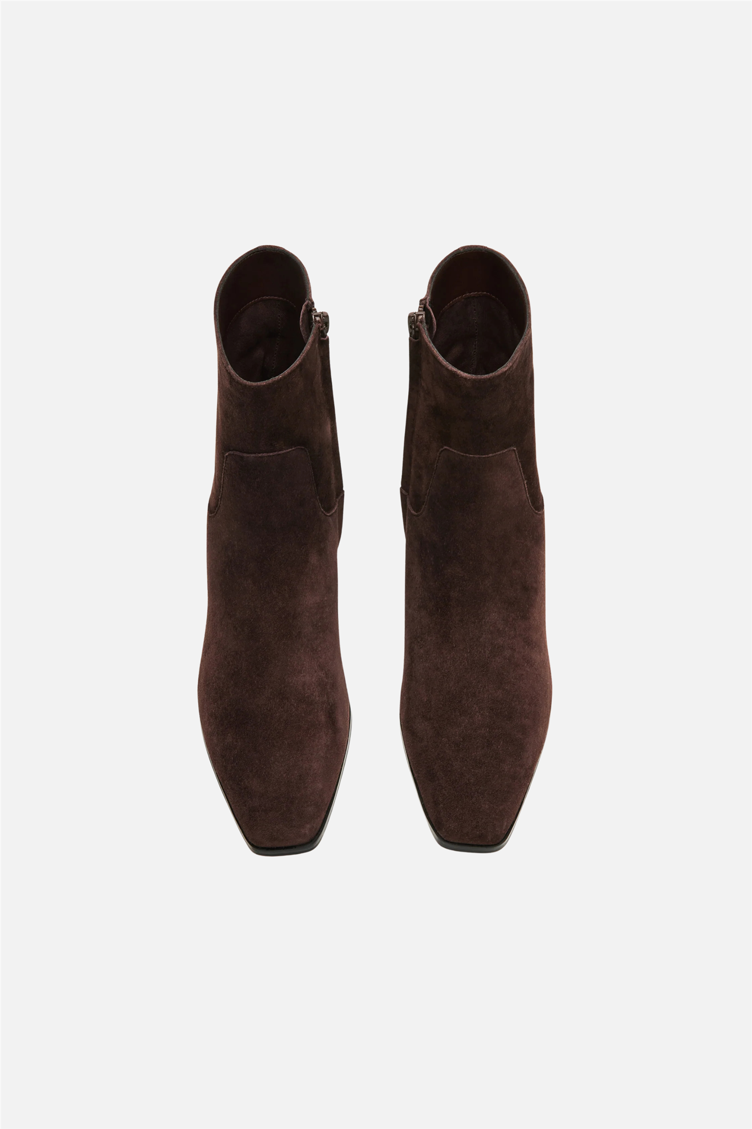 Dusty Ankle Boot Chocolate Brown Suede.