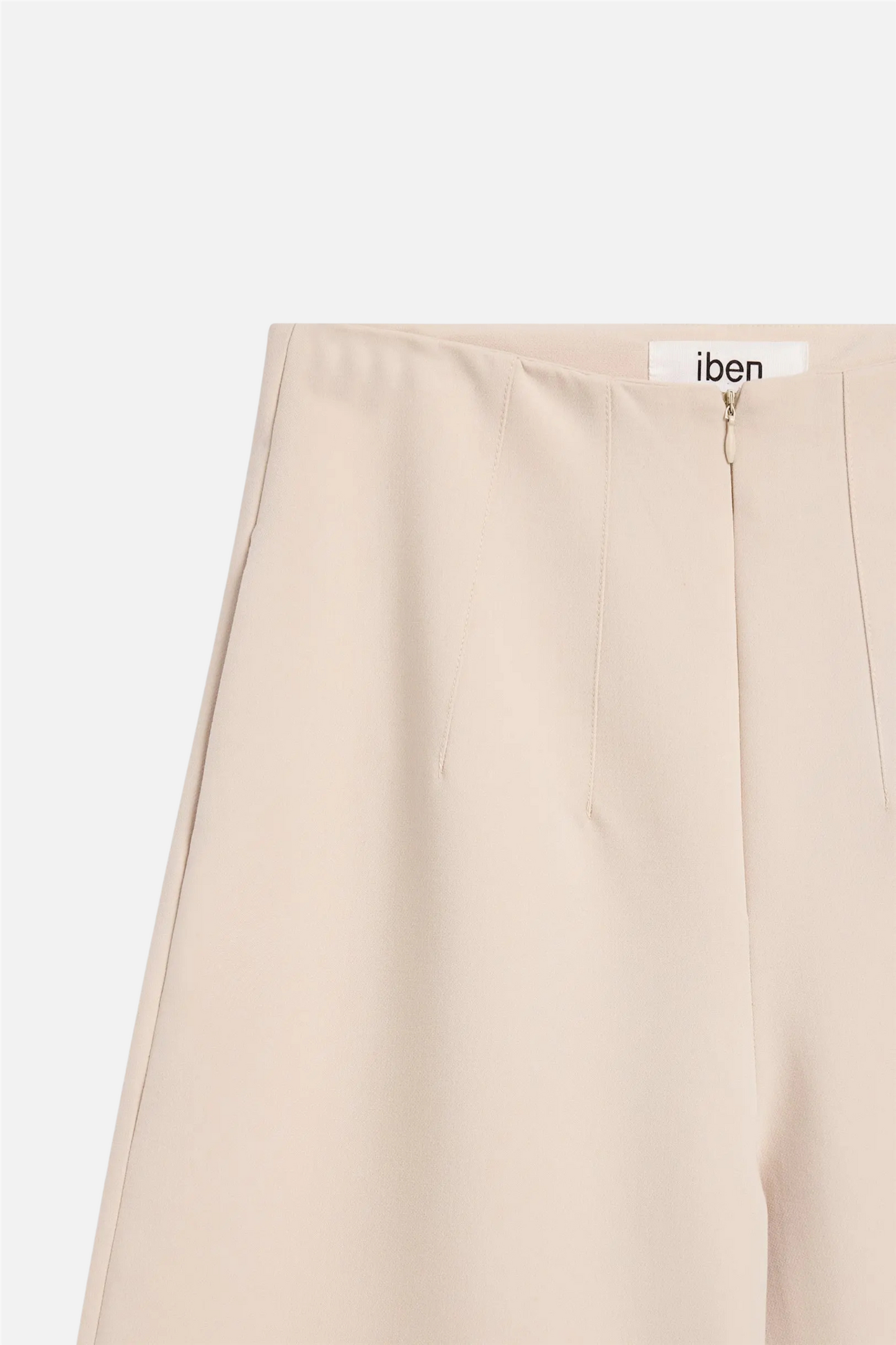 Smooth Barrel Pants Ivory White