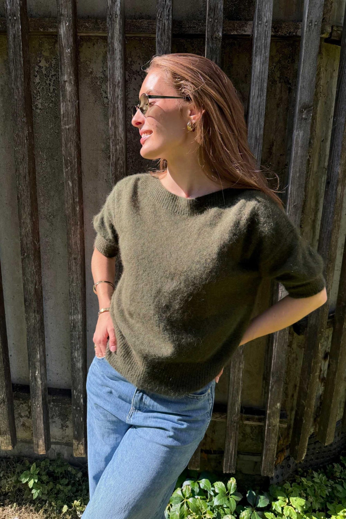 Moi Sweater Army Mélange