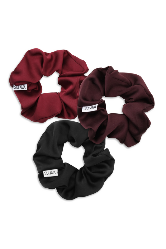 3-Pack Ribbon Scrunchies